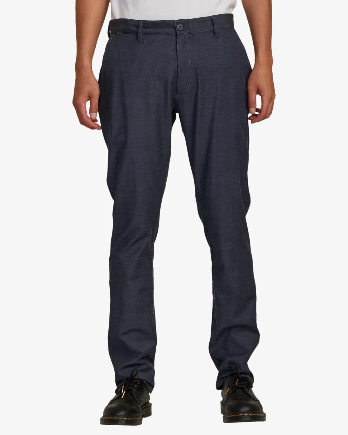 Back In Tech Chinos - Denim Heather