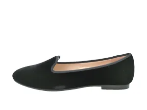 Beberlis  Black Velvet Smoking Flat 24026