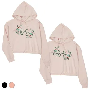 Big Little Floral BFF Matching Sweatshirts Gift Gorgeous Elegant