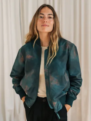 Boucaut Bomber Jacket Watercolor Green