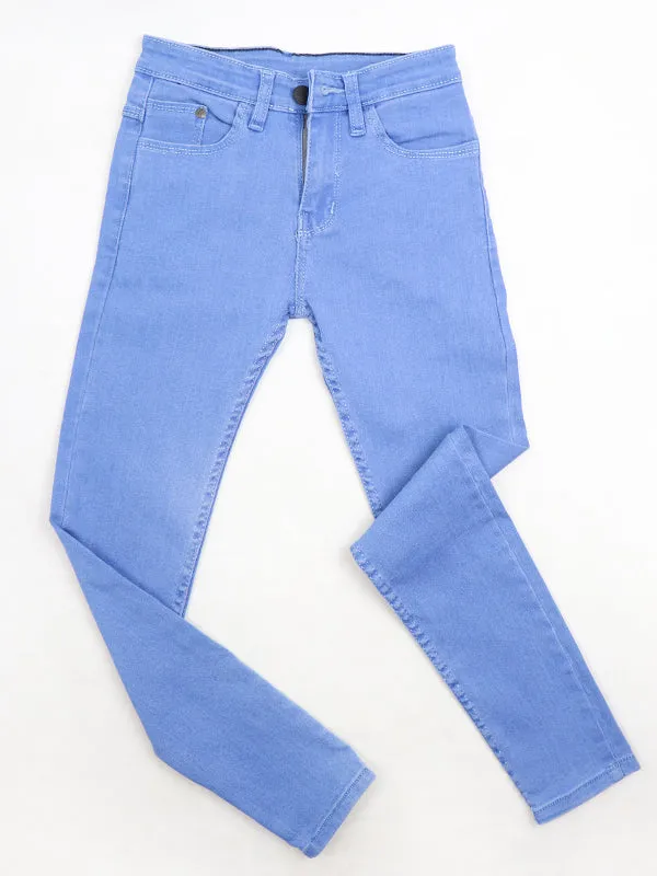 Boys Satan Denim Jeans 5Yrs - 16Yrs Sky Blue