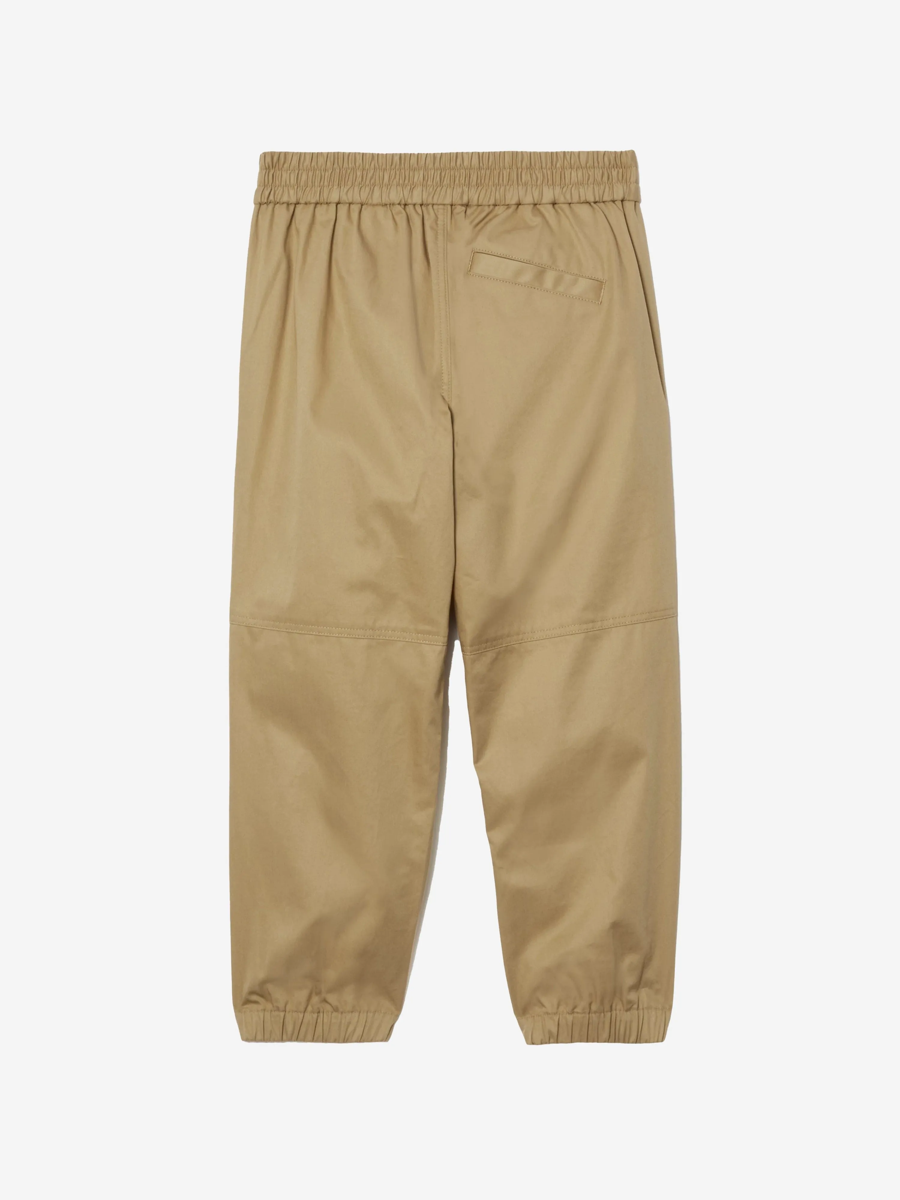 Burberry Boys Travard Logo Joggers in Beige