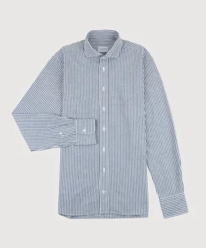 Casual Striped Denim Shirt