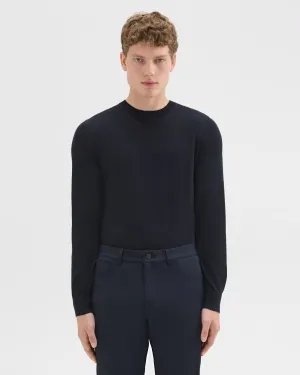 Crewneck Sweater in Regal Wool Navy