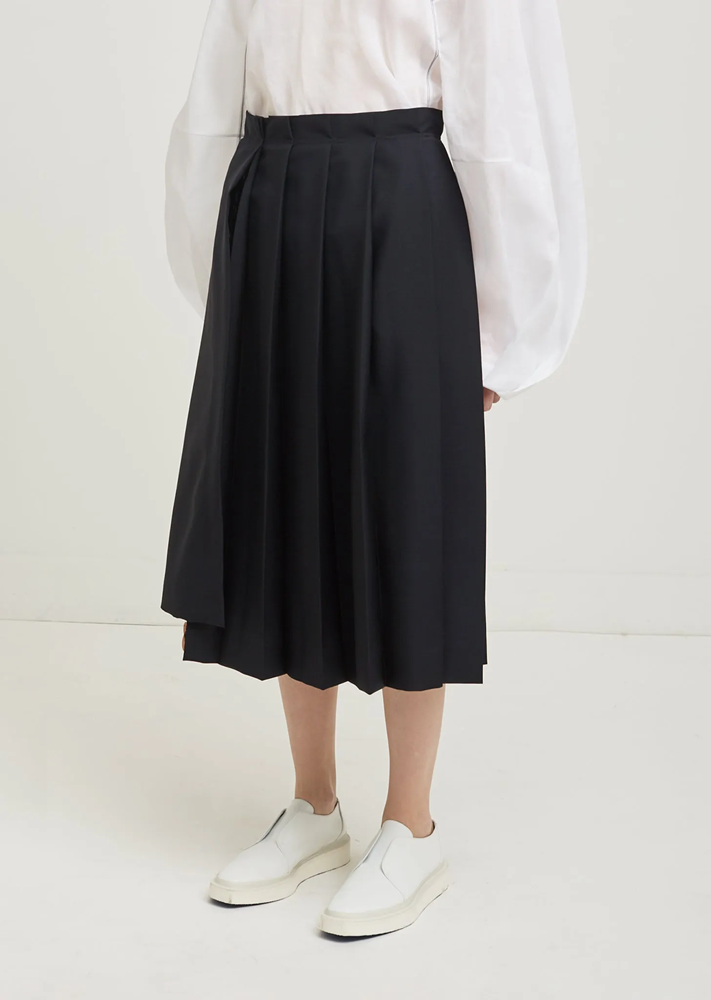 Earth Detail Pleated Skirt