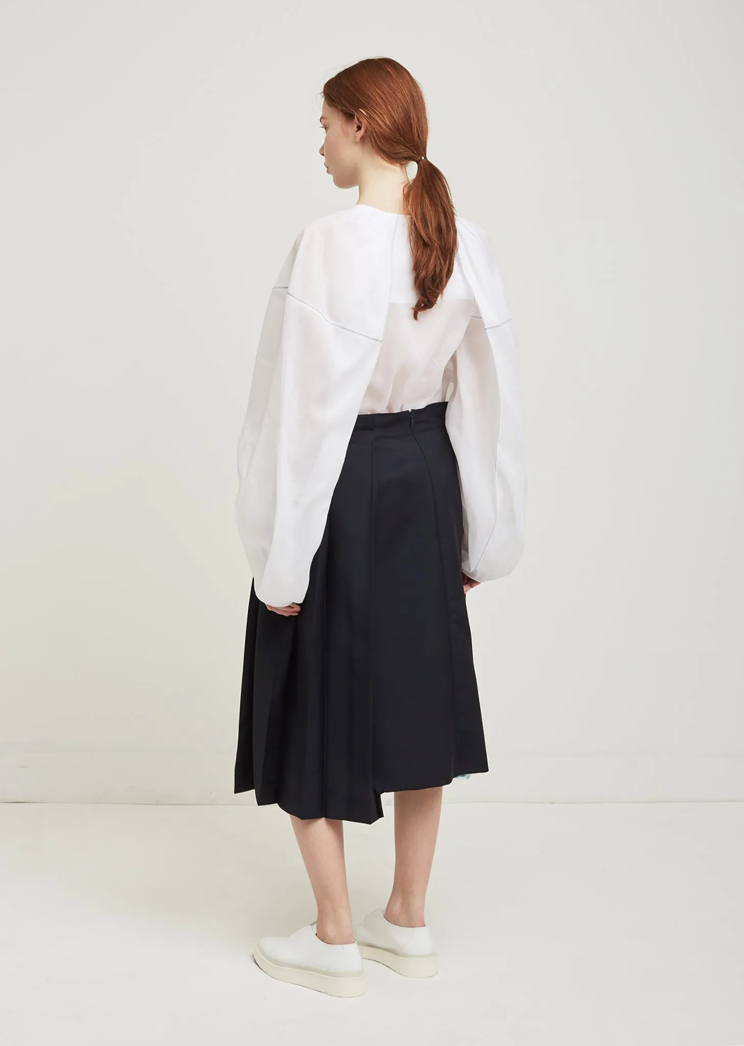 Earth Detail Pleated Skirt