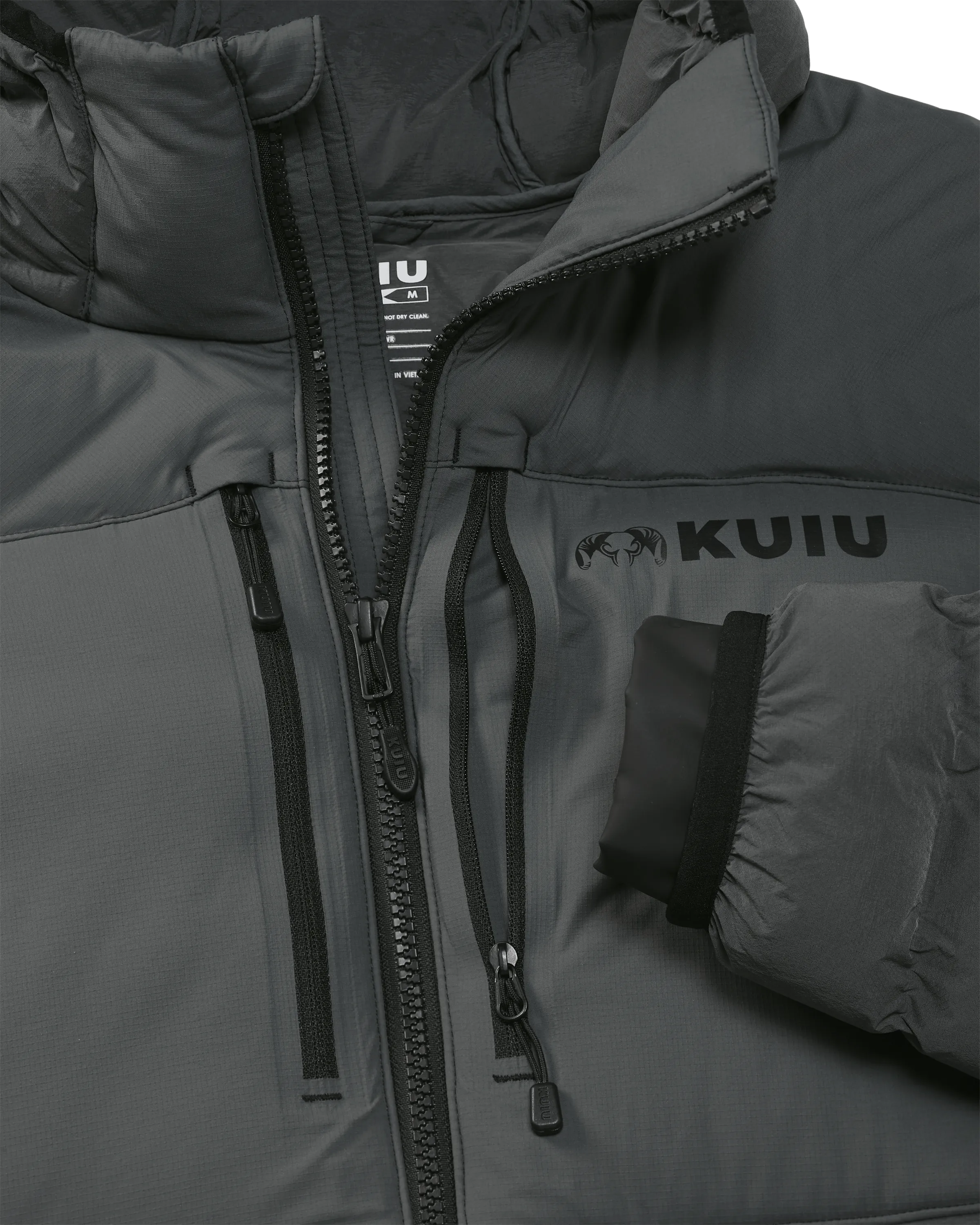 Flyway Insulated Hooded Jacket | Gunmetal