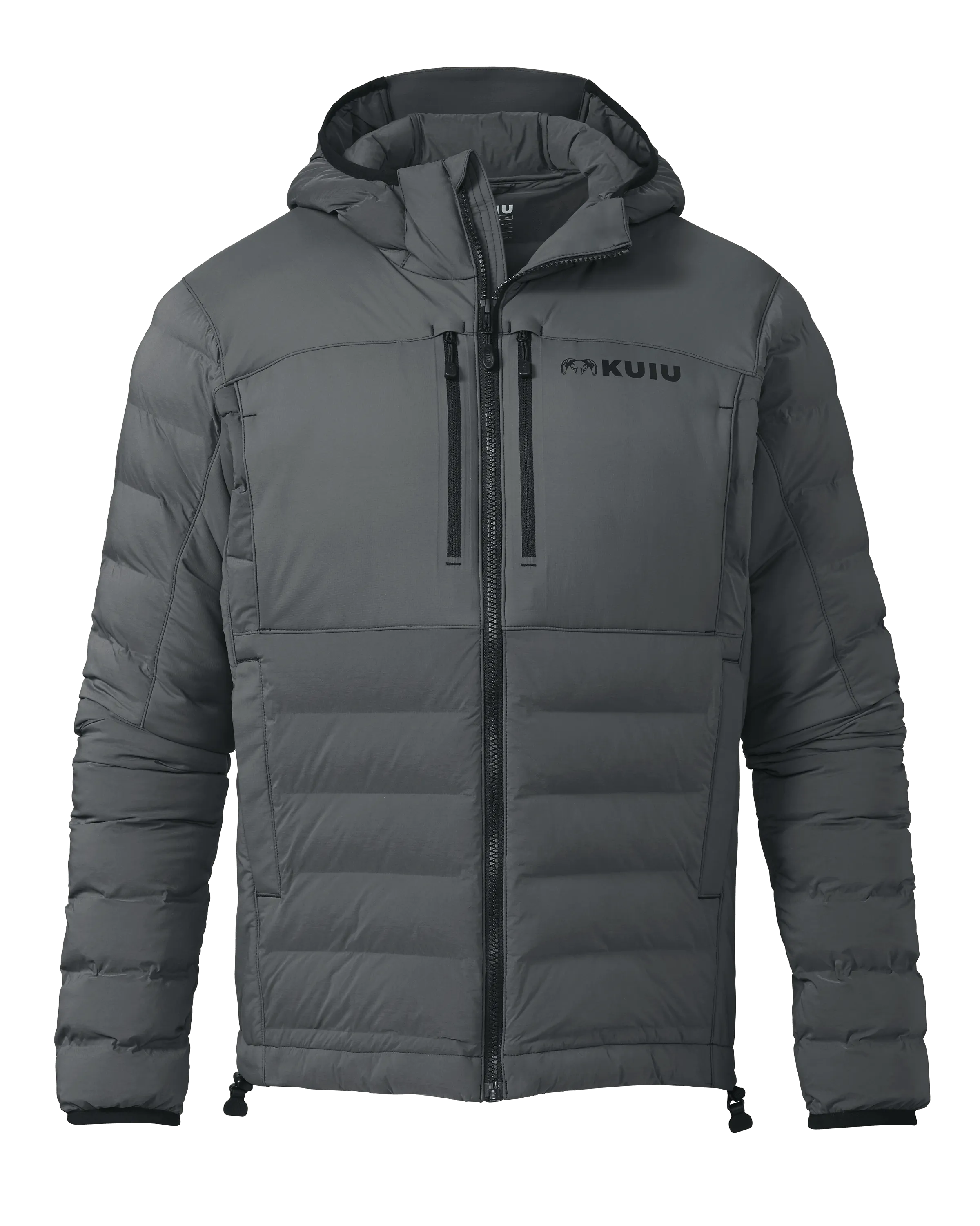 Flyway Insulated Hooded Jacket | Gunmetal