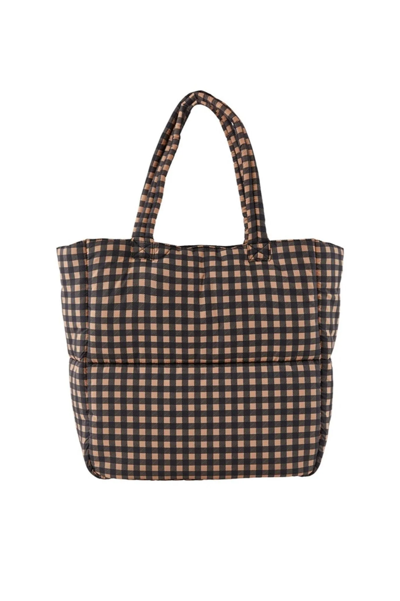 Fulla Padded Shopper Bag - Iced Coffee