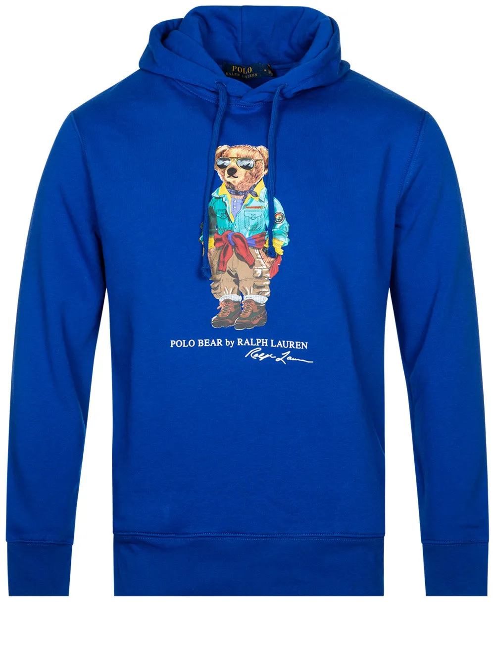 Graphic Fleece Hoodie Blue