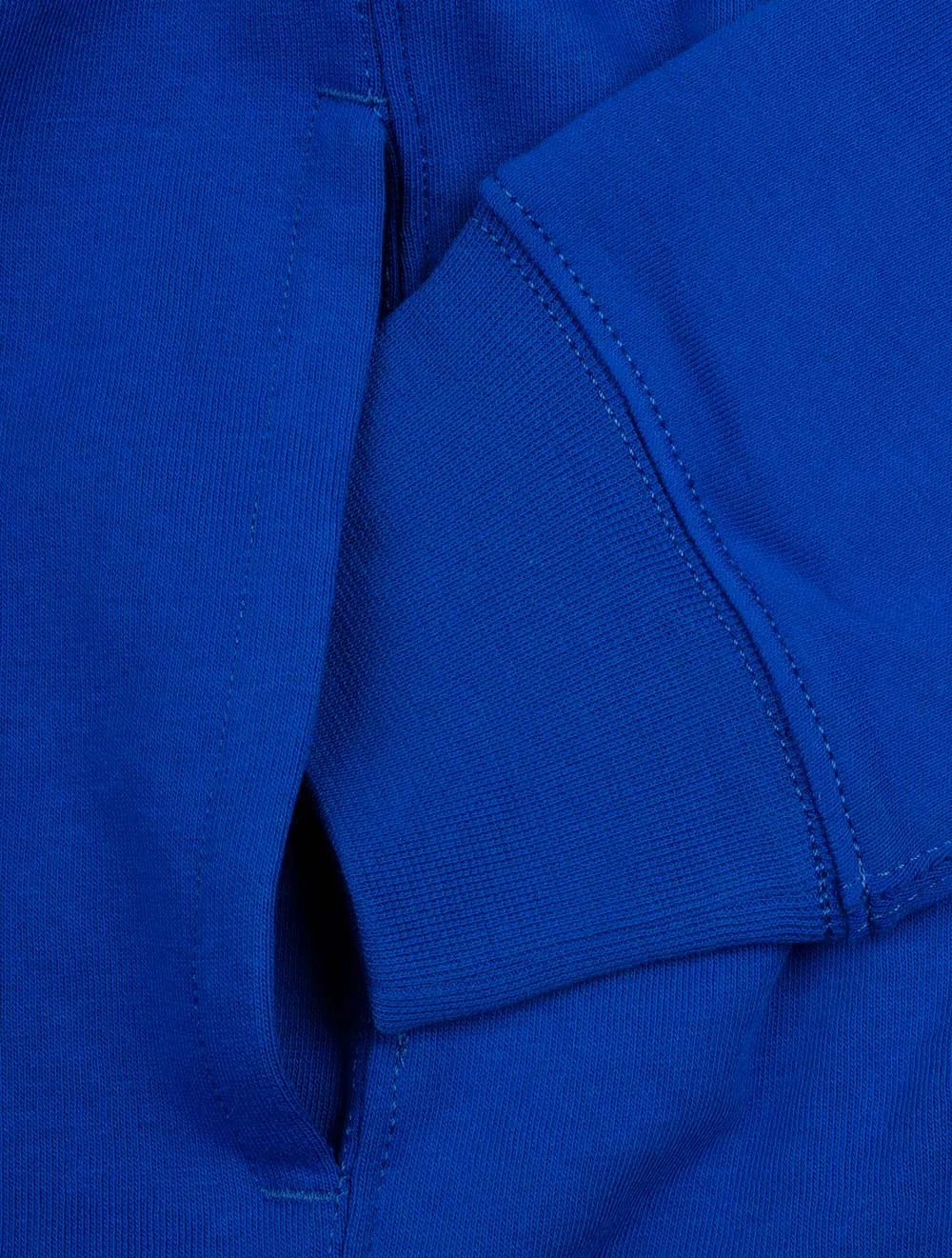 Graphic Fleece Hoodie Blue