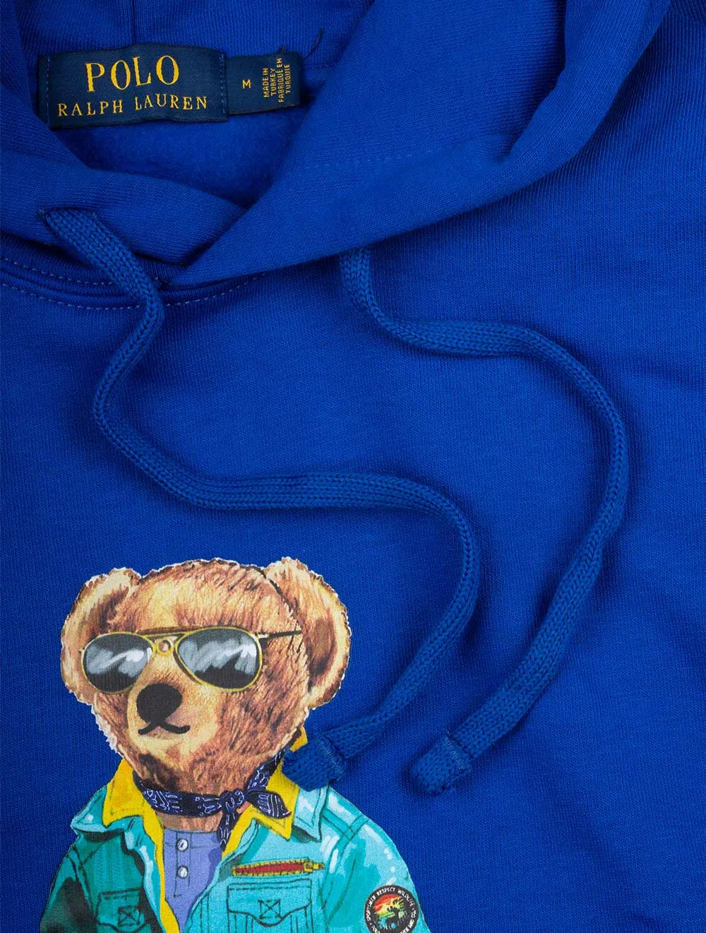 Graphic Fleece Hoodie Blue