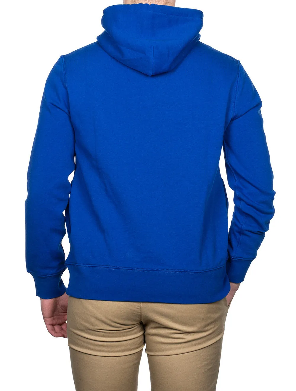 Graphic Fleece Hoodie Blue