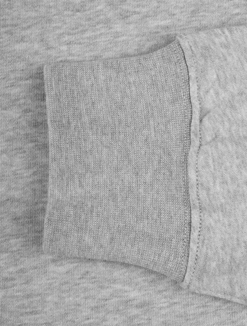 Graphic Fleece Hoodie Grey