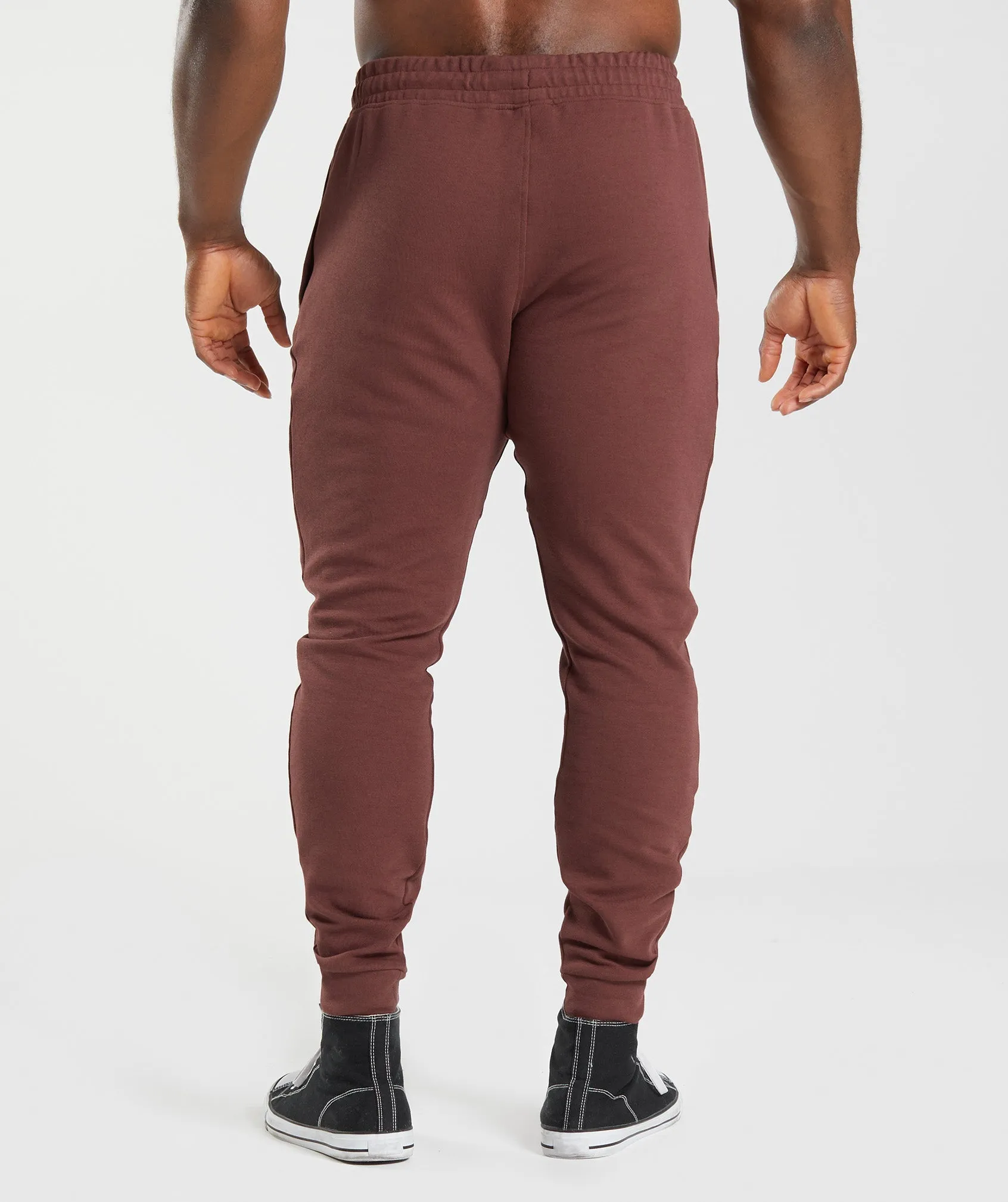 Gymshark React Joggers - Cherry Brown