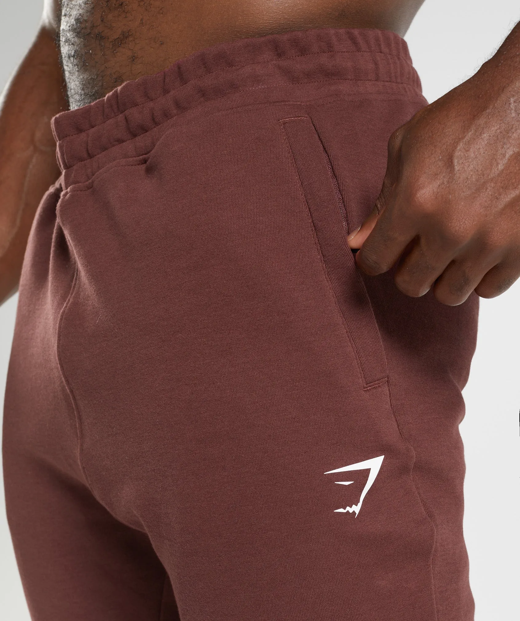 Gymshark React Joggers - Cherry Brown