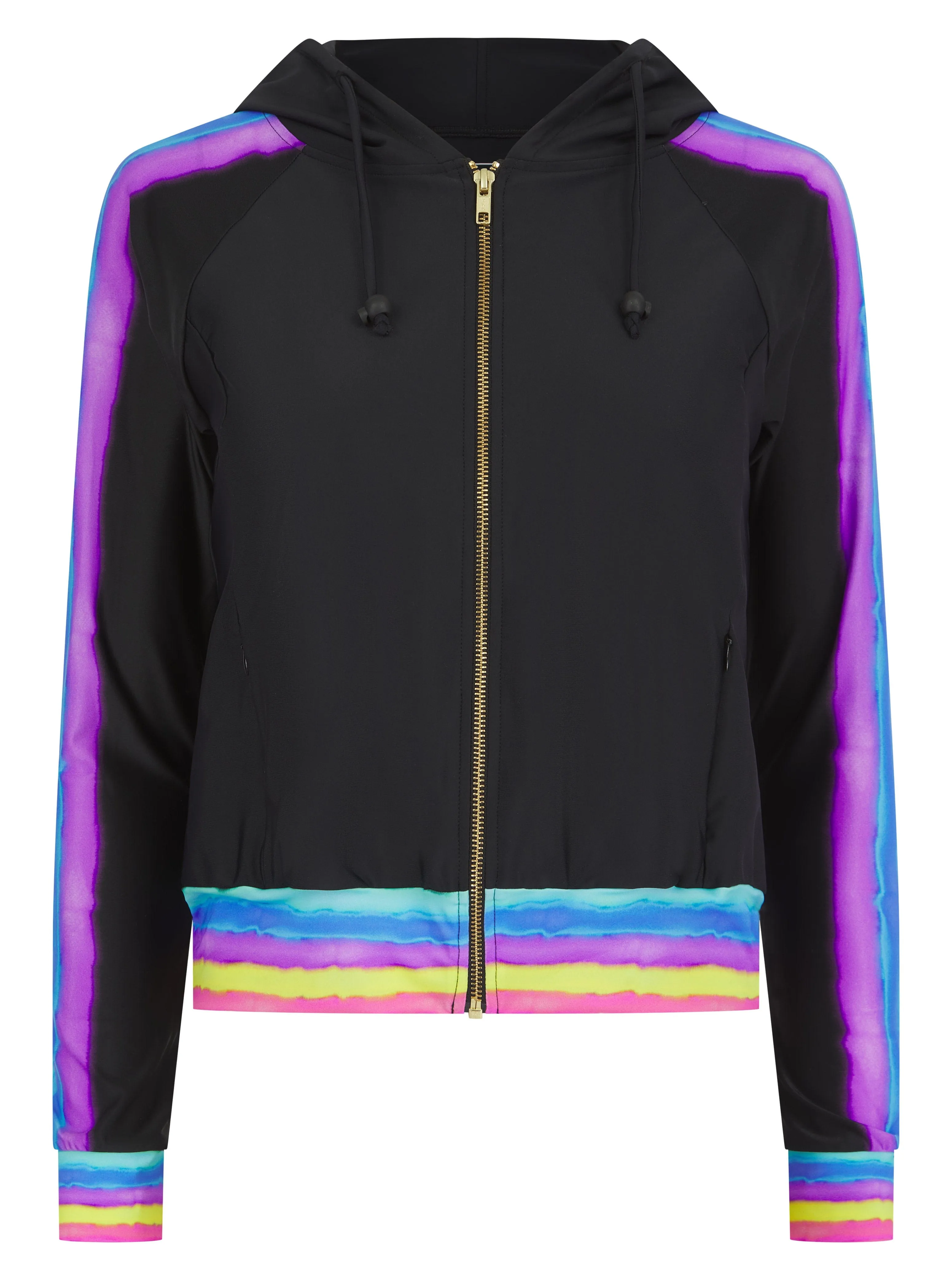 HALO Samaya Bomber Jacket in Black Mix