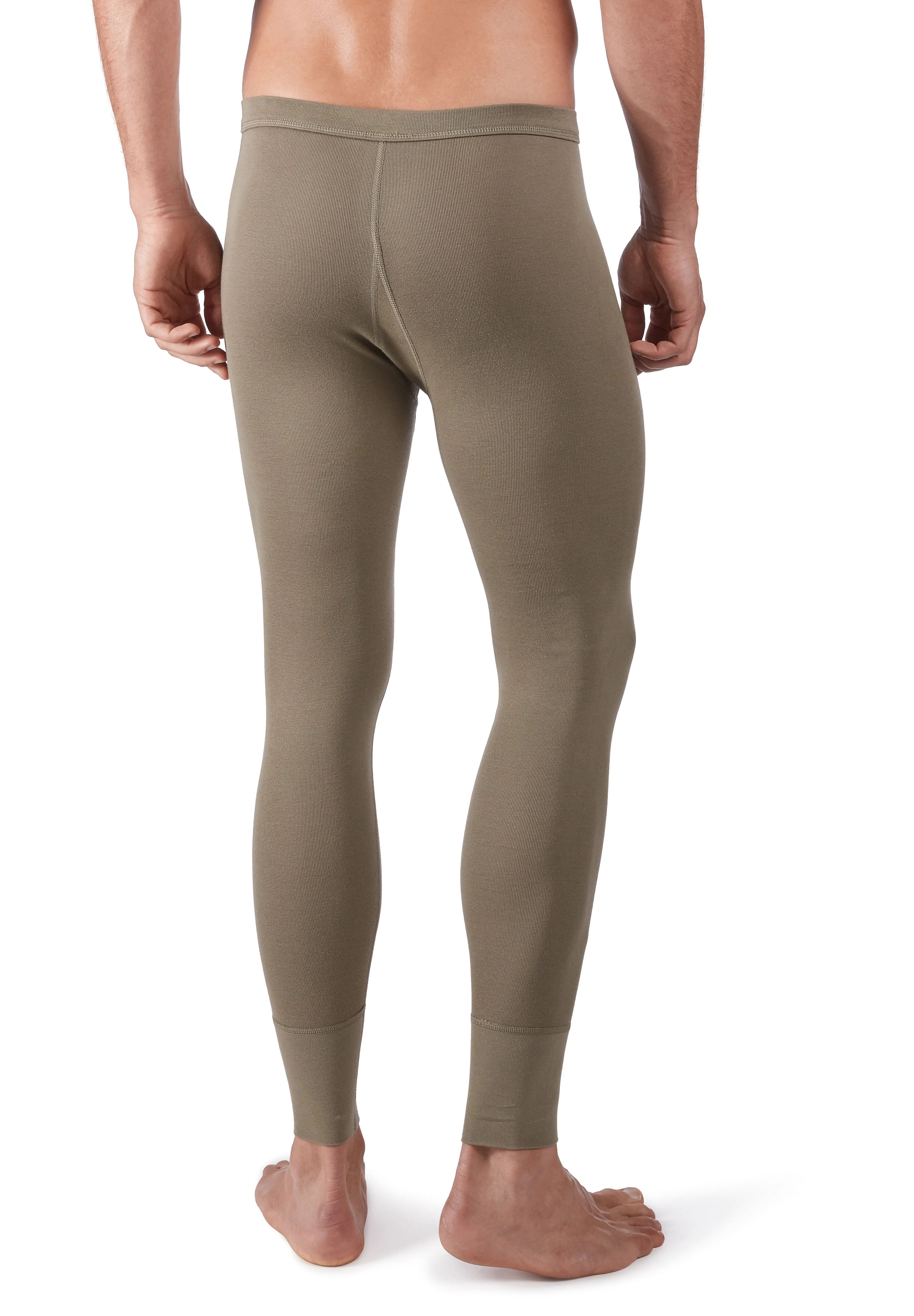 HUBER hautnah - Cotton Fine Rib - Long Johns with fly