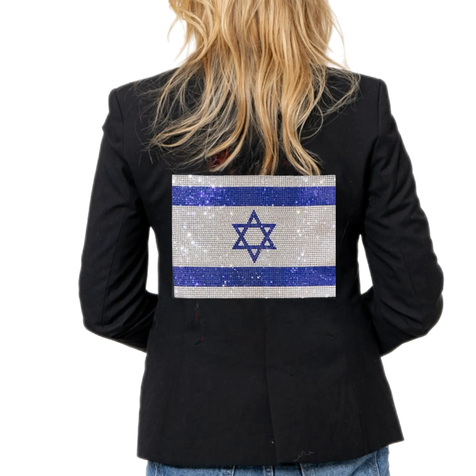 Israel Flag Sleeve Blazer