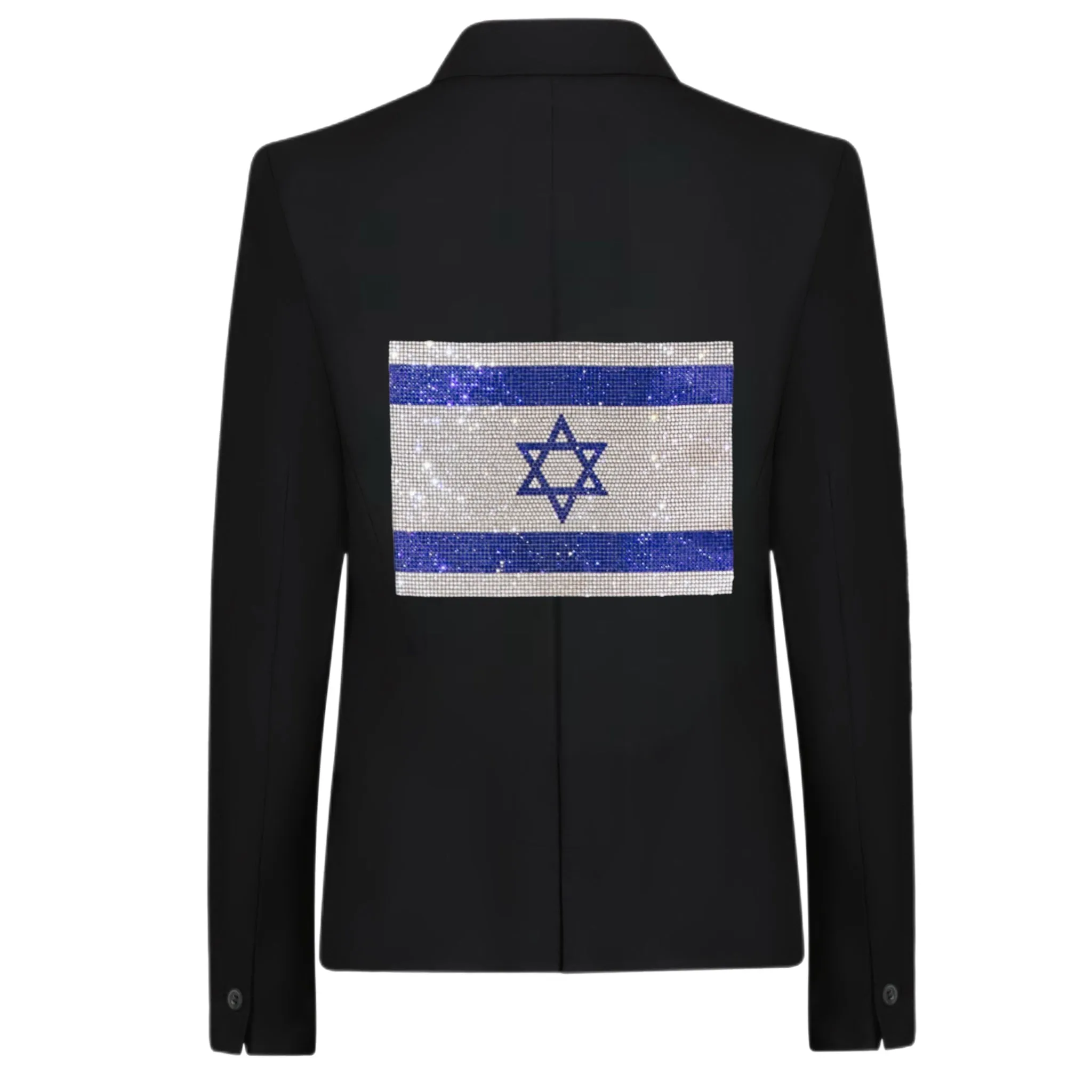 Israel Flag Sleeve Blazer