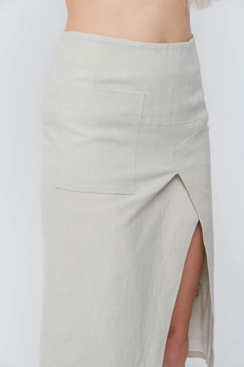 KARLOTTA LINEN SKIRT