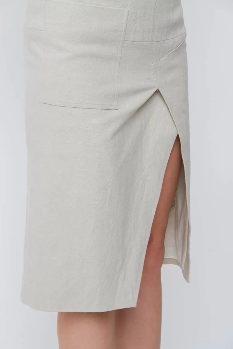 KARLOTTA LINEN SKIRT