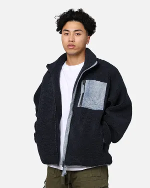 Ksubi Ice Breaker Zip Through Punk Jacket Navy