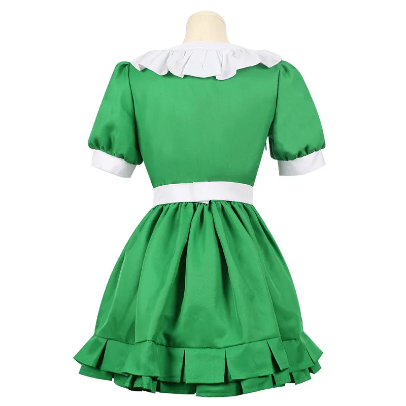 Mahou Shoujo Ni Akogarete Gushing Over Magical Girls Looking Up To Magical Girls Araga Kiwi Leopard Maid Dress Cosplay Costume