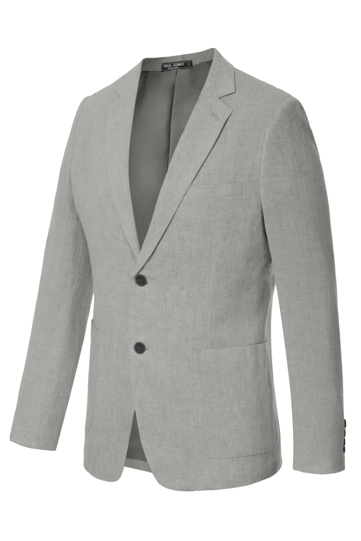 Men's Casual Slim Fit Linen Jacket Lightweight two Buttons Blazer Sport Coat