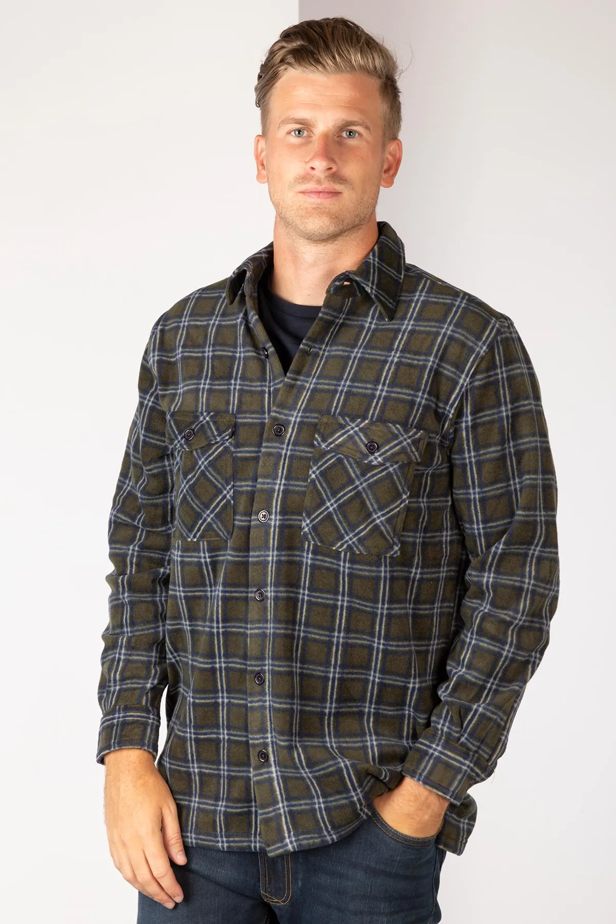 Men's Fleece Overshirt - Ulrome