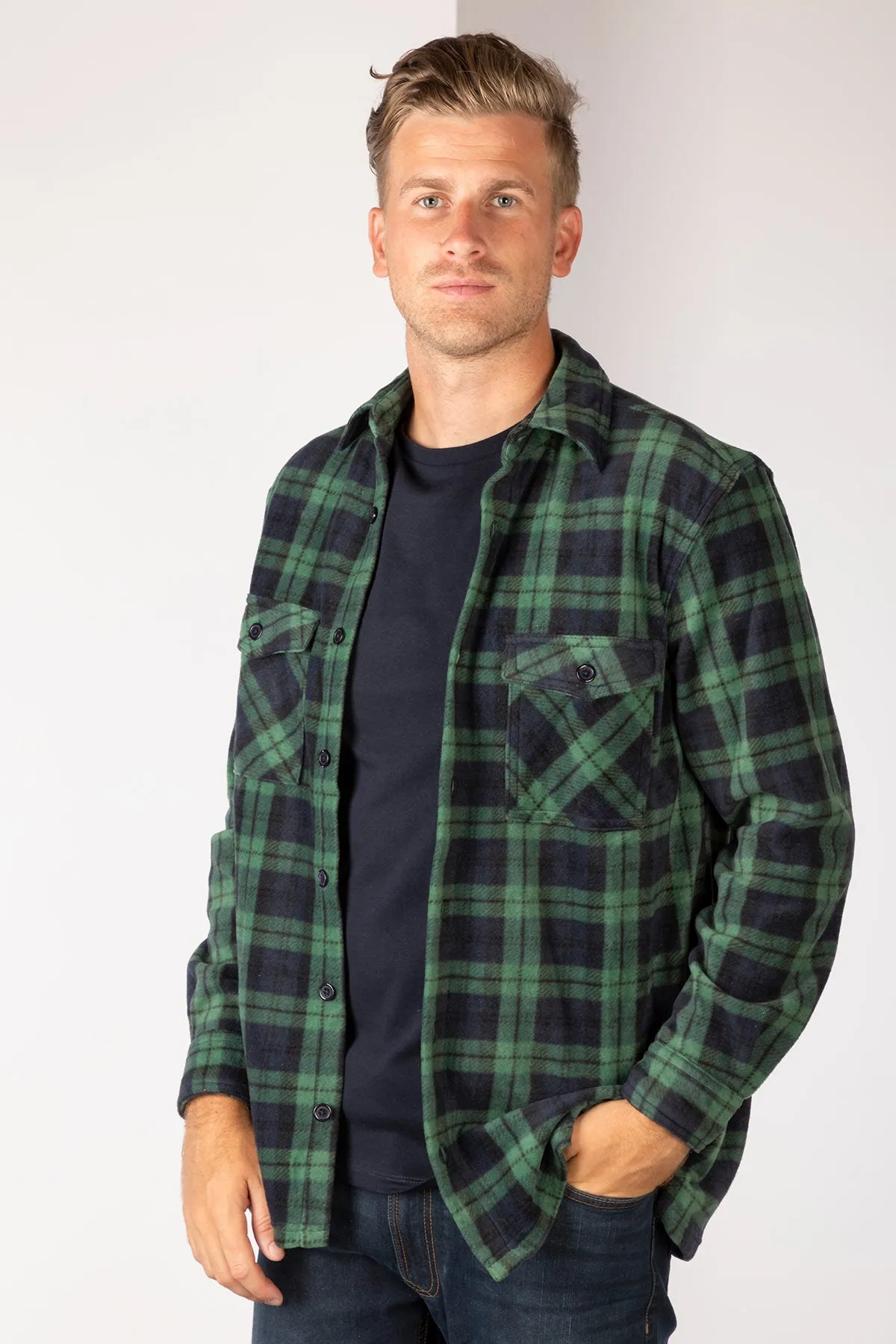 Men's Fleece Overshirt - Ulrome