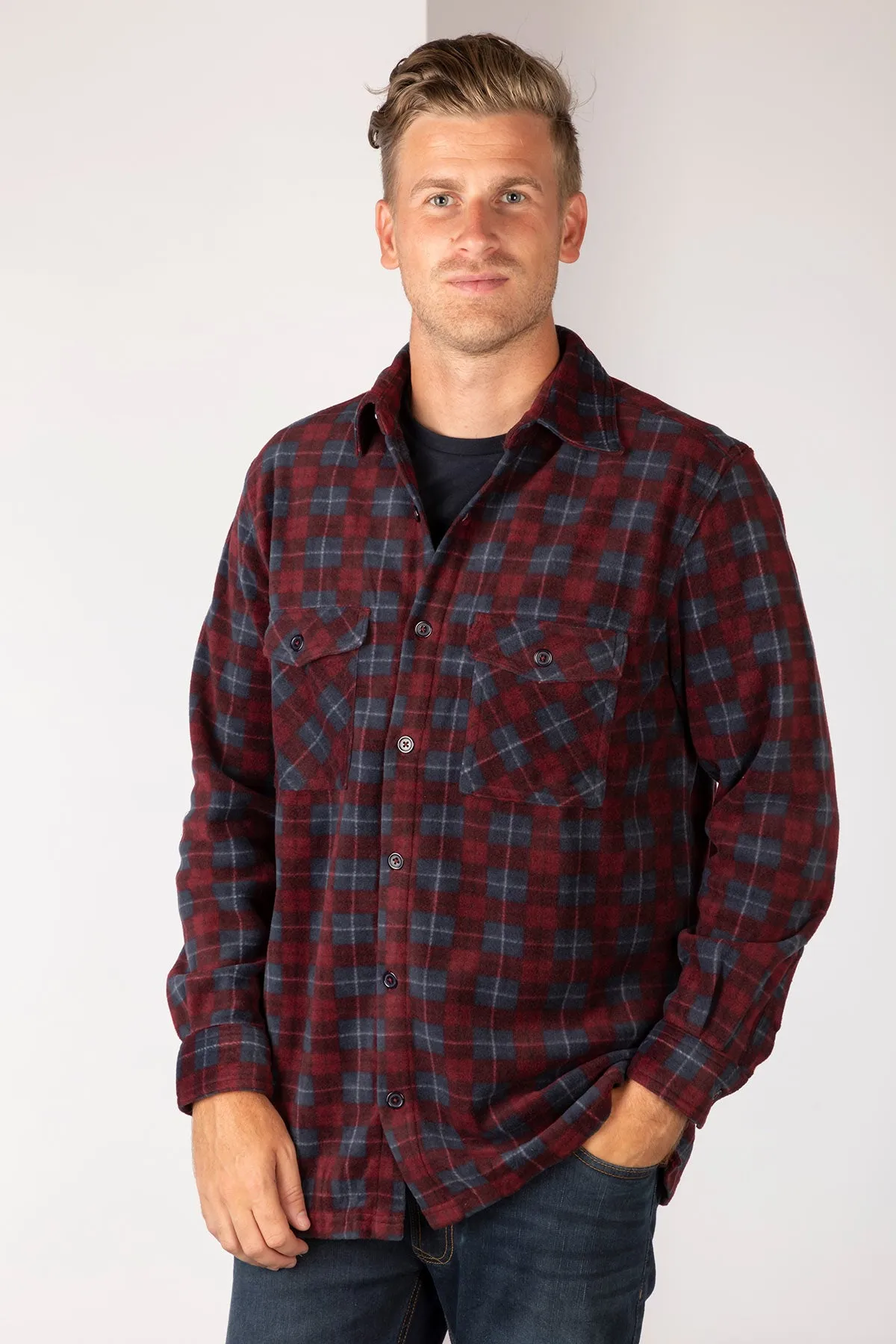 Men's Fleece Overshirt - Ulrome