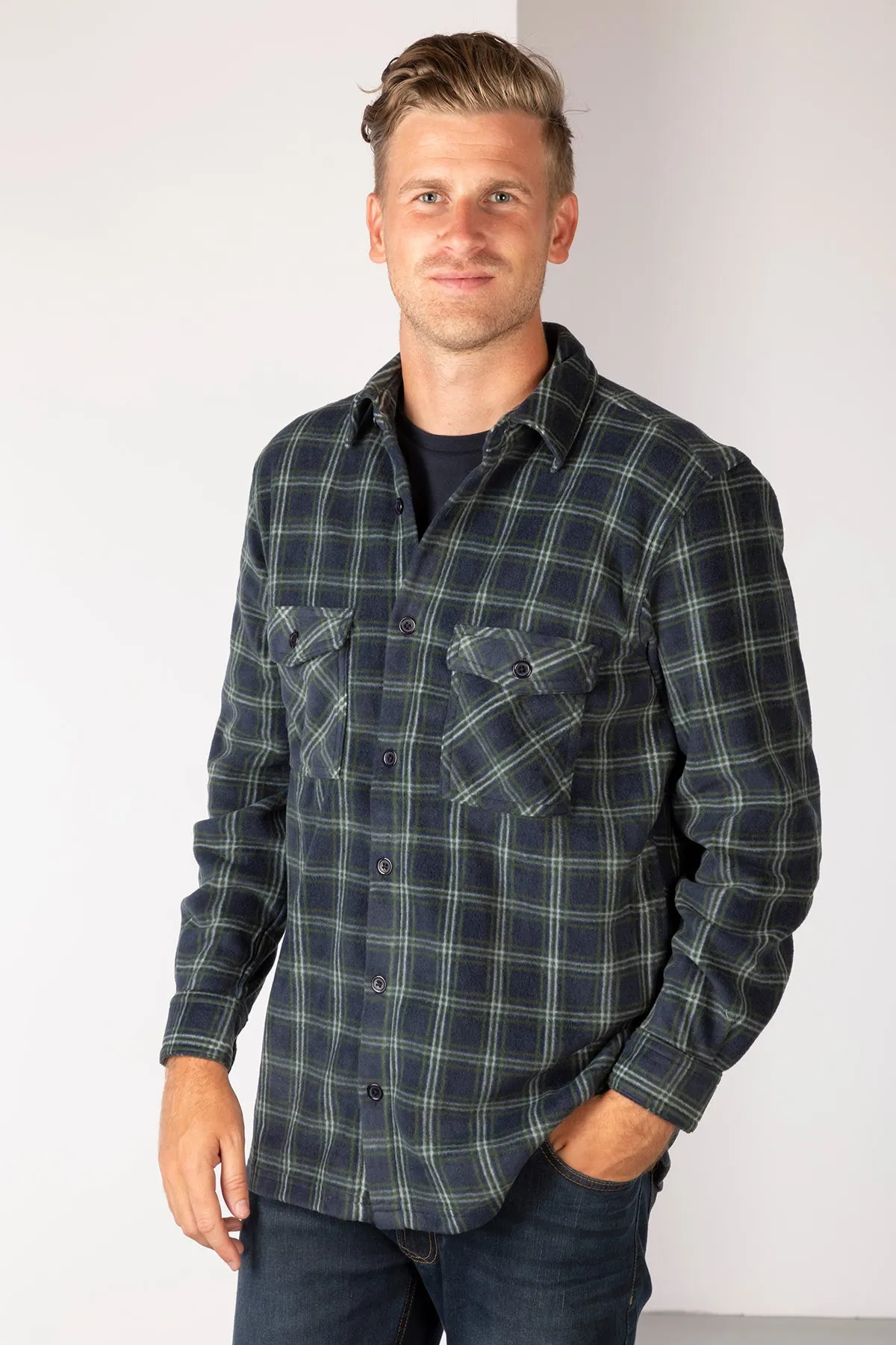 Men's Fleece Overshirt - Ulrome