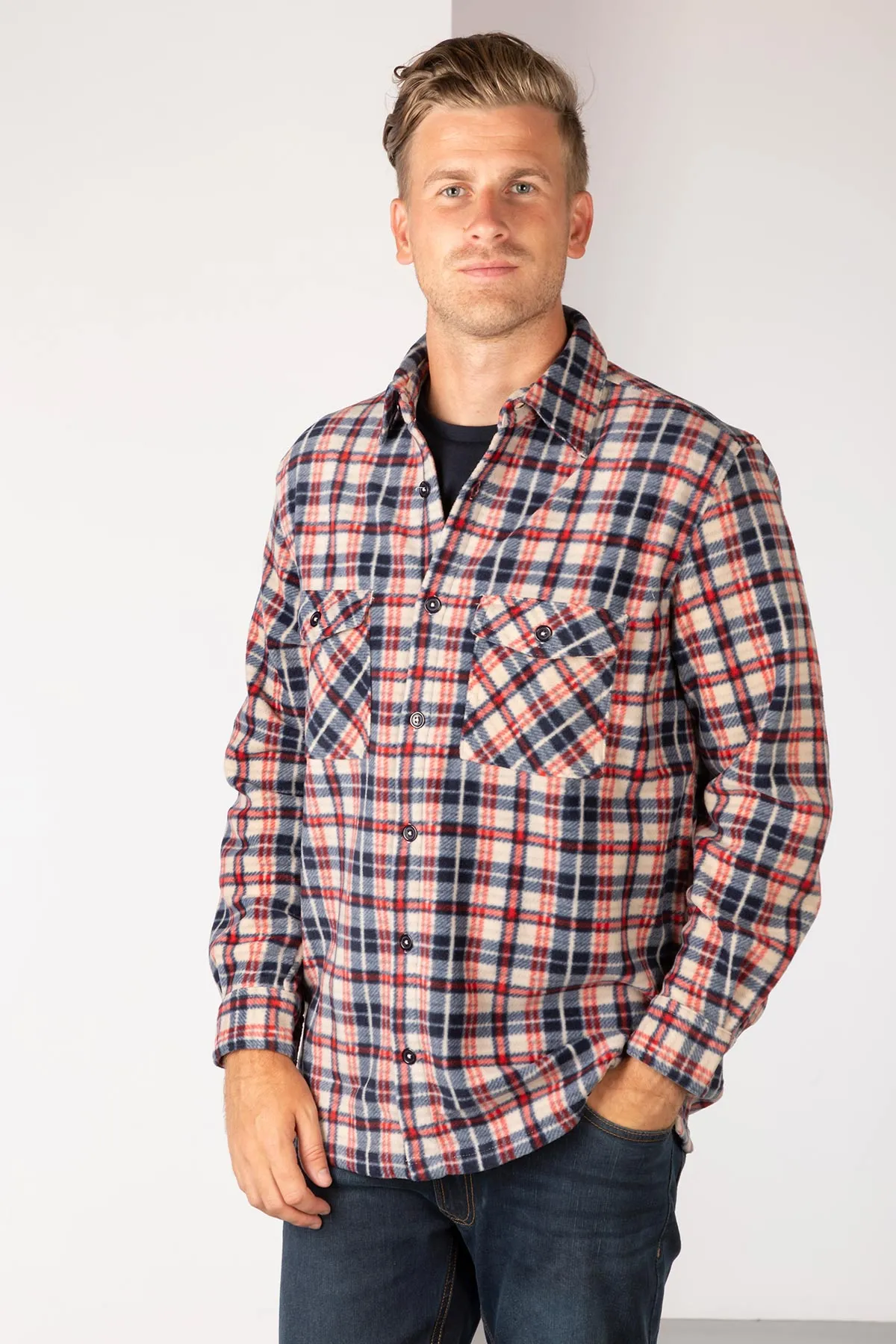 Men's Fleece Overshirt - Ulrome