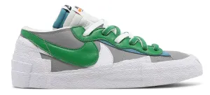 NIKE BLAZER LOW SACAI MEDIUM GREY CLASSIC GREEN