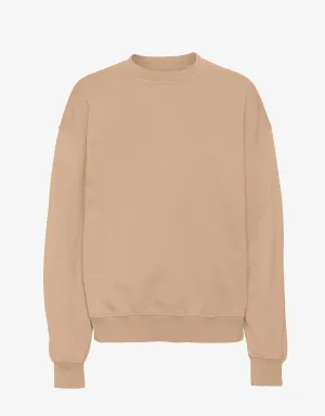 Organic Oversized Crew - Honey Beige