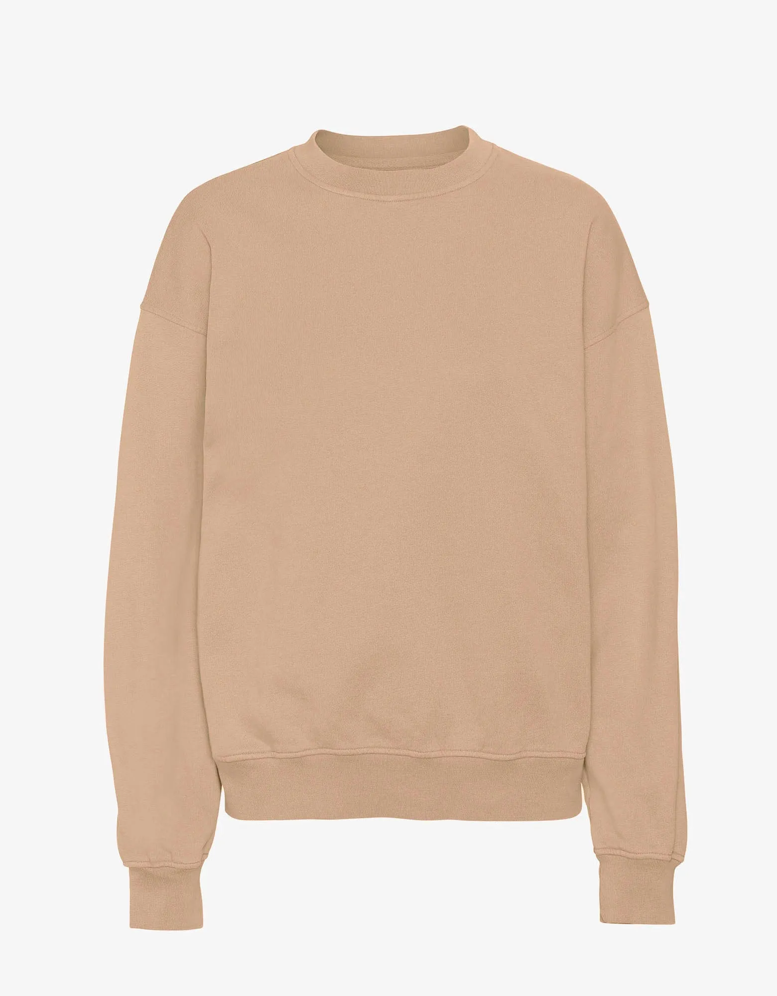 Organic Oversized Crew - Honey Beige