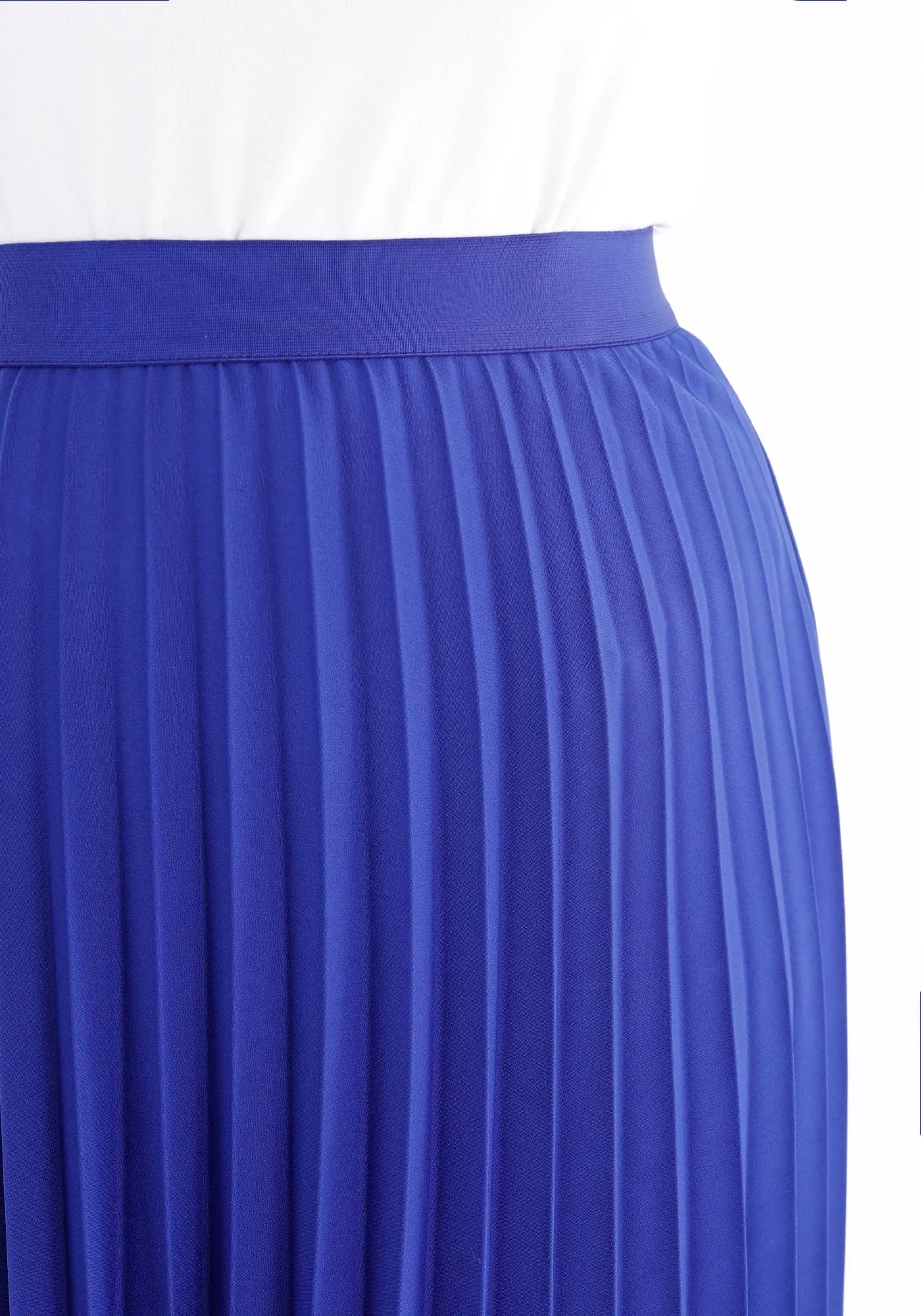 Oversized Accordion Plise Midi Pleated Skirt