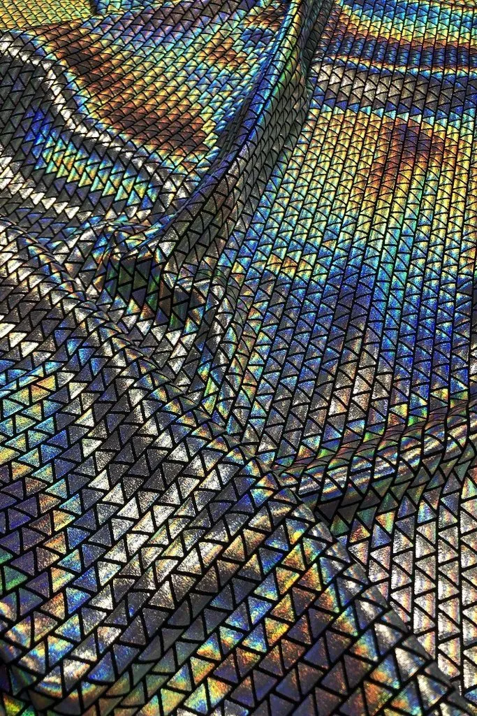 Prism Holographic Pencil Skirt