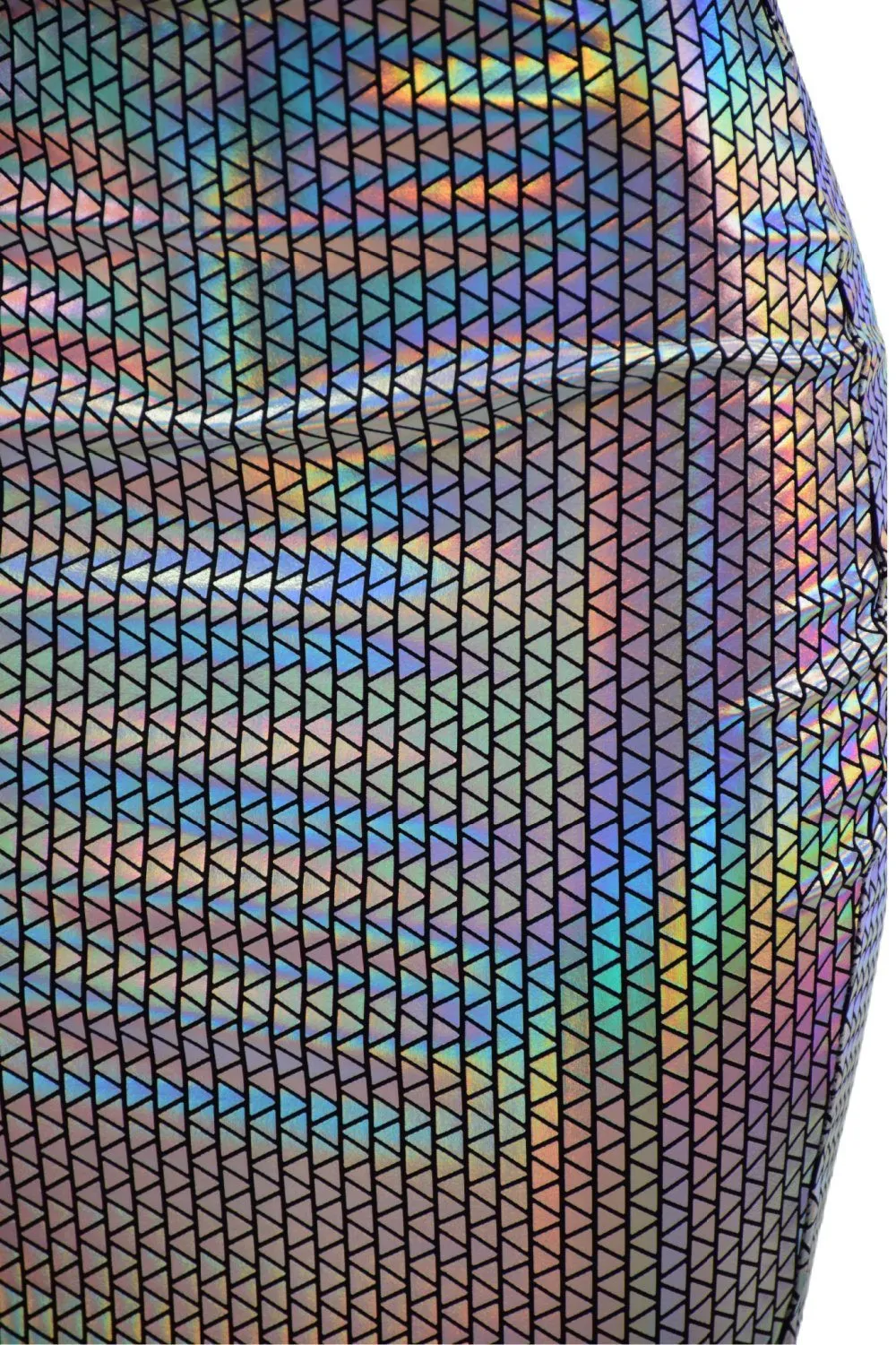 Prism Holographic Pencil Skirt