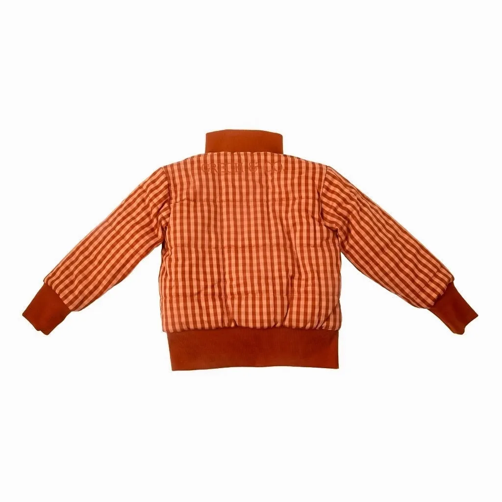 Reversible Bomber Jacket - Sunset   Sunset Gingham