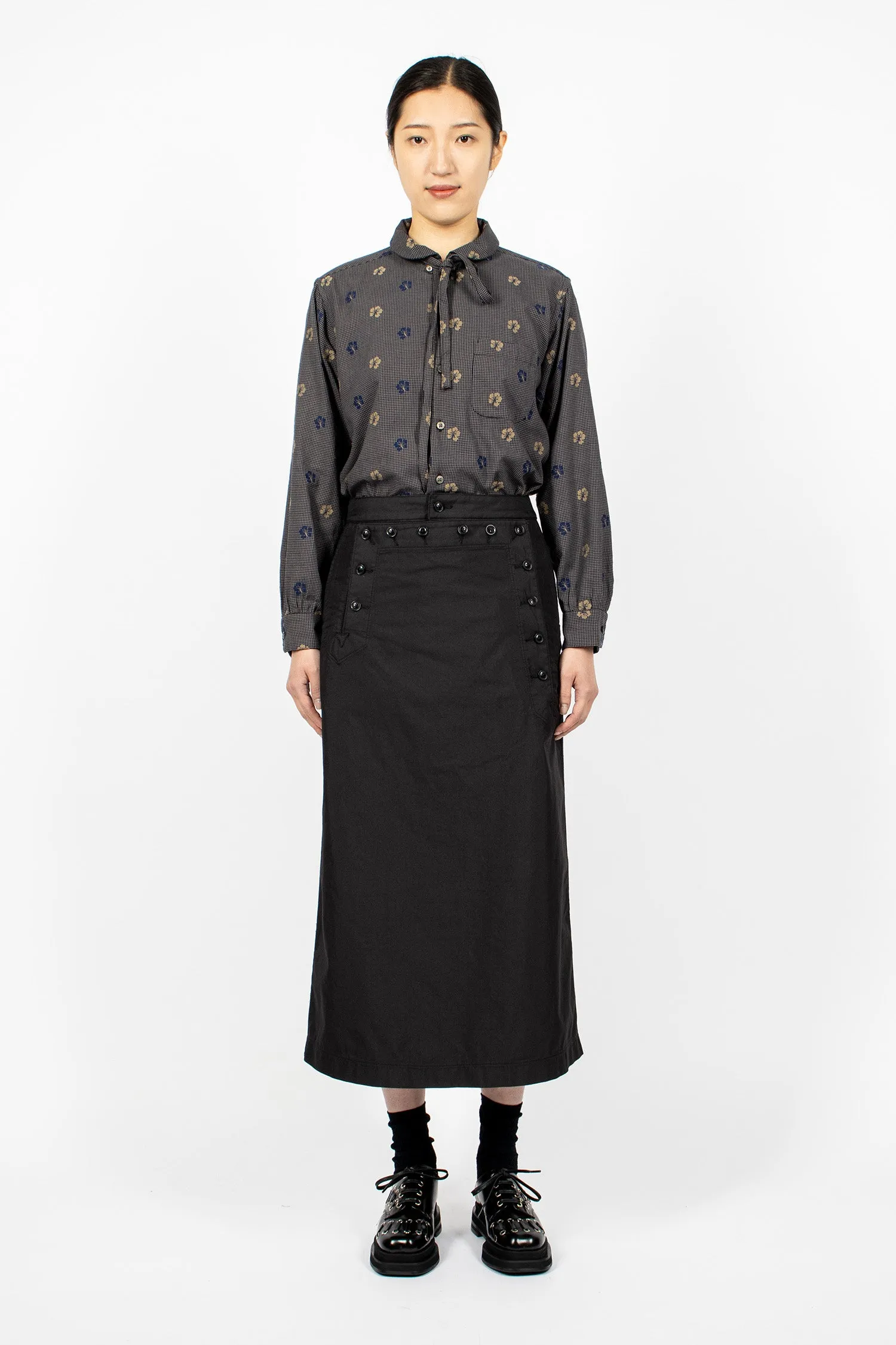 Sailor Skirt Black Twill