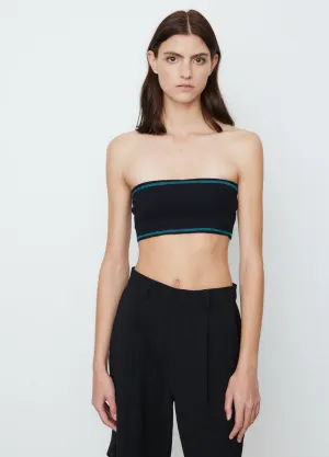 Slim Rib Tubular Crop Tank