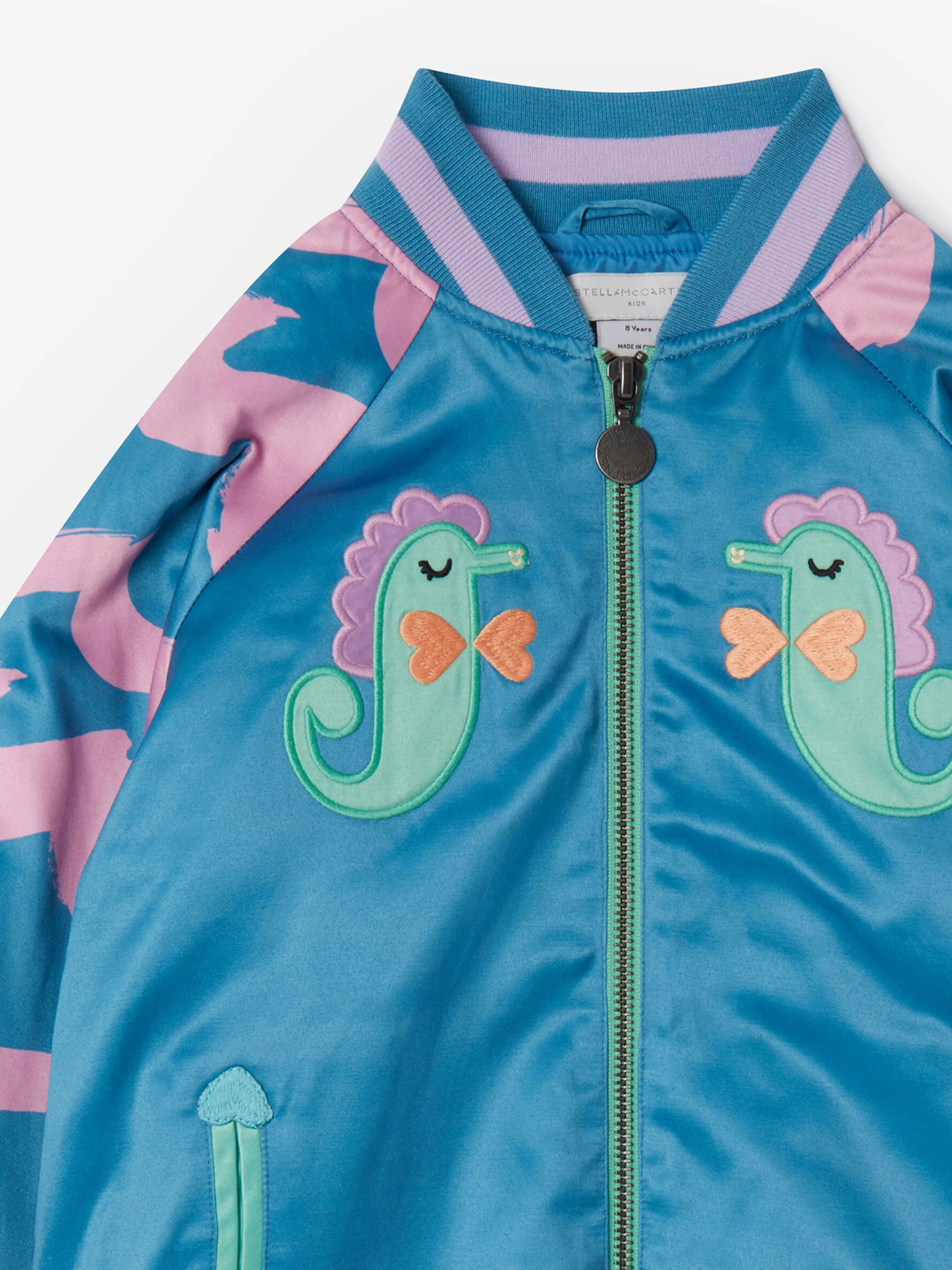 Stella McCartney Girls Seahorses Jacket in Blue