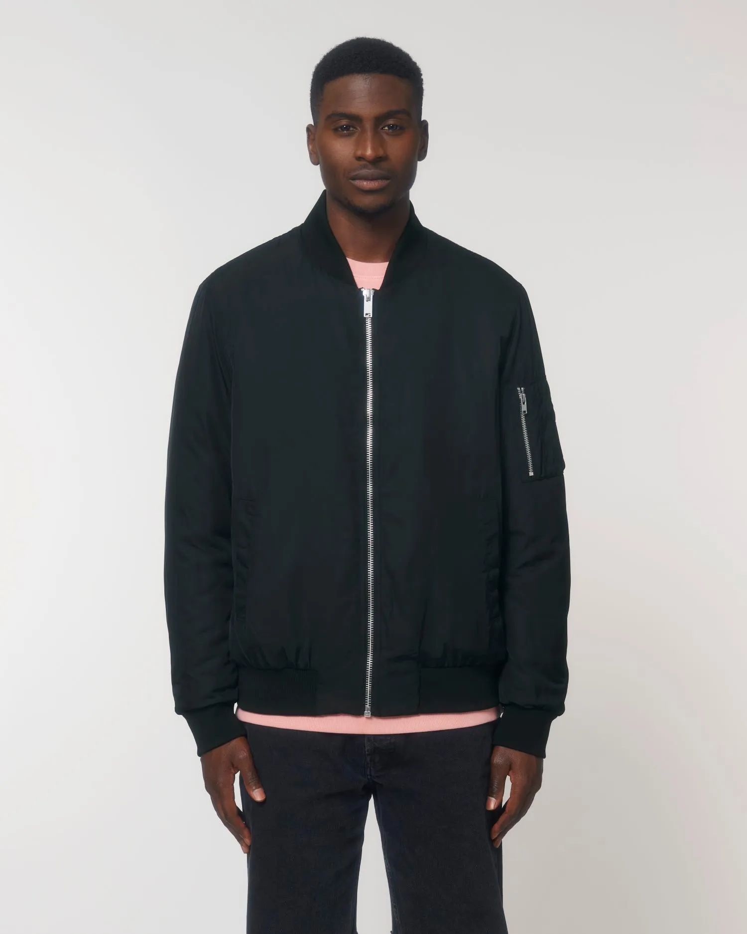 Unisex Recycled Bomber Jacket | Bomber Padded Jacket STJU844