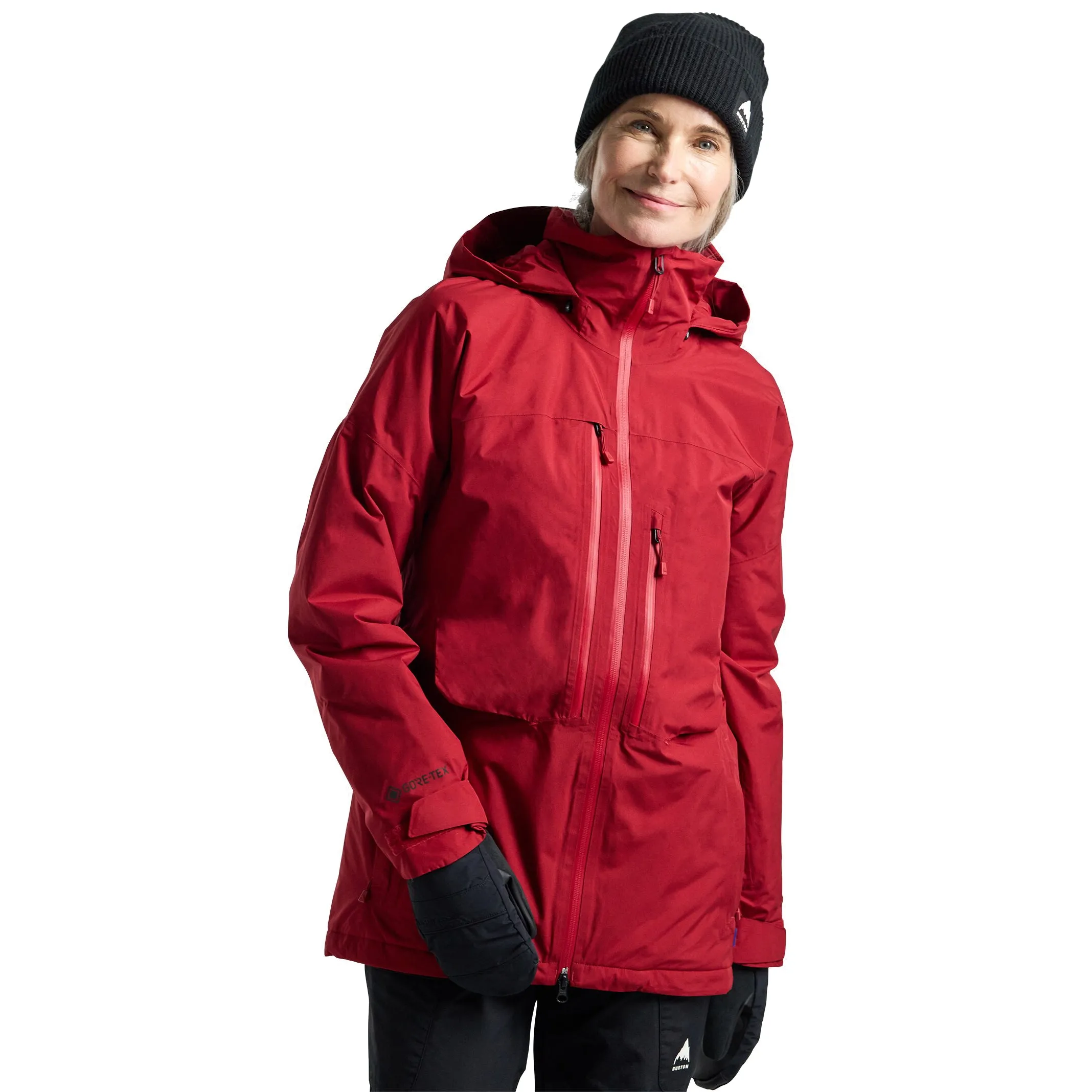 W GORE PILLOWLINE JACKET DEEP RED