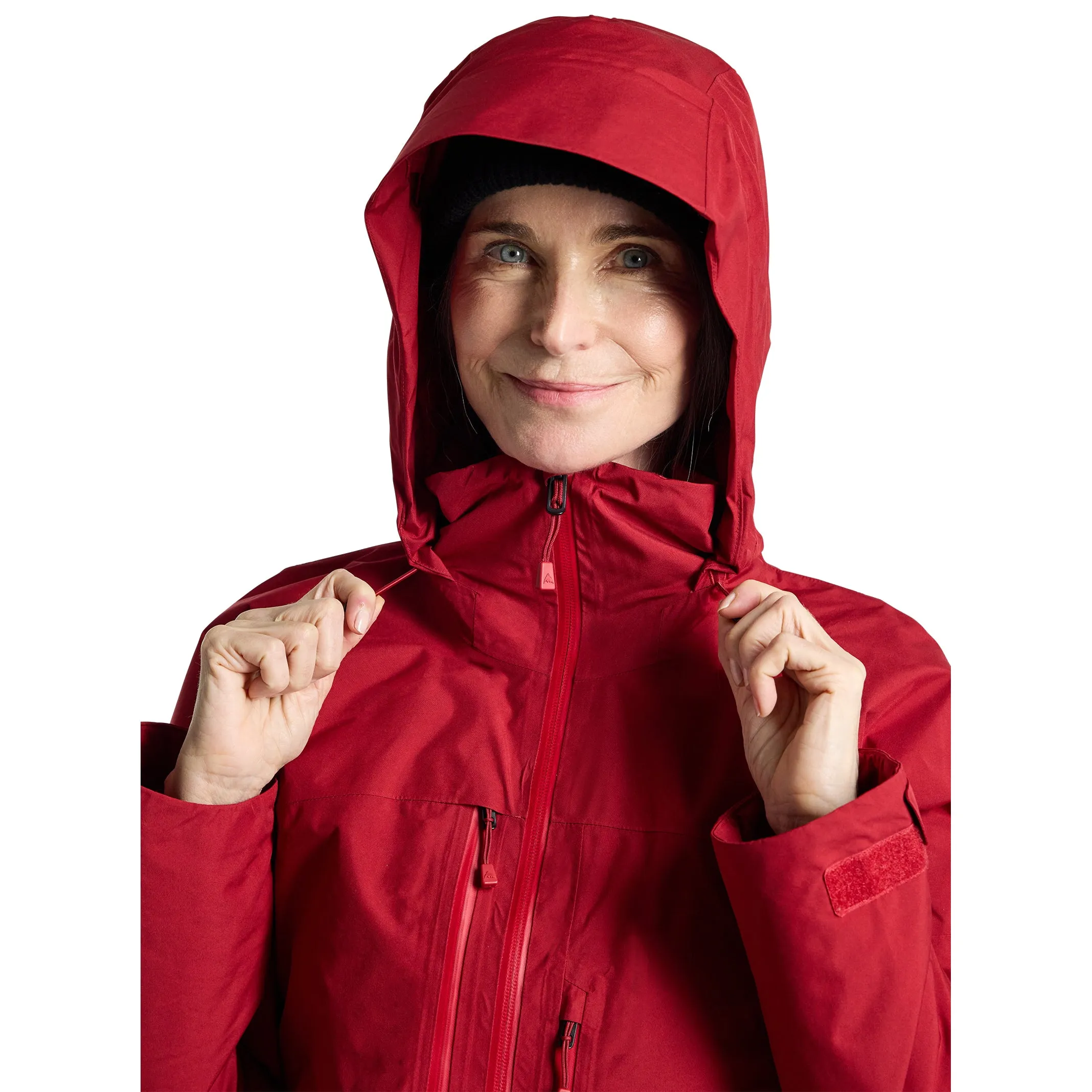 W GORE PILLOWLINE JACKET DEEP RED