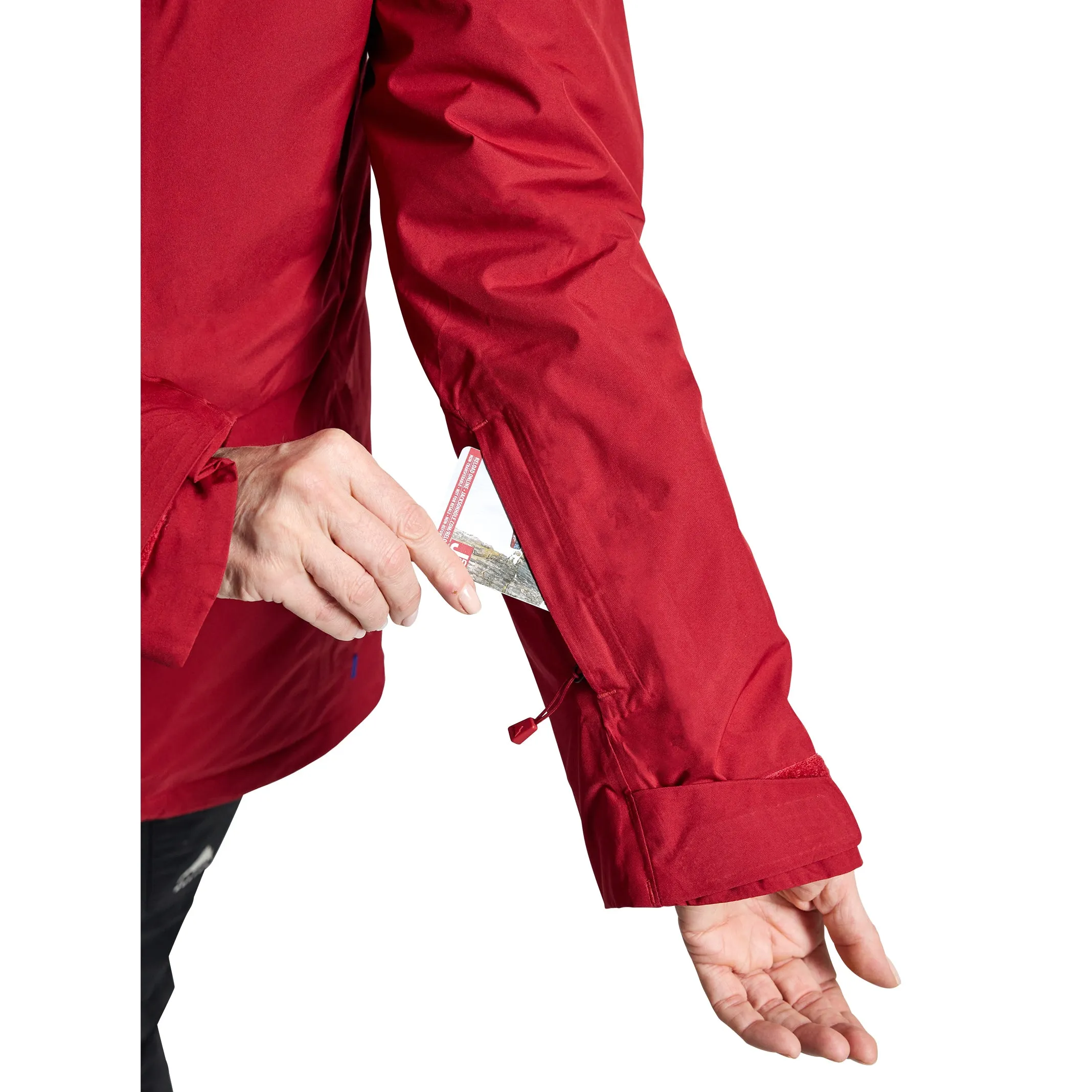 W GORE PILLOWLINE JACKET DEEP RED