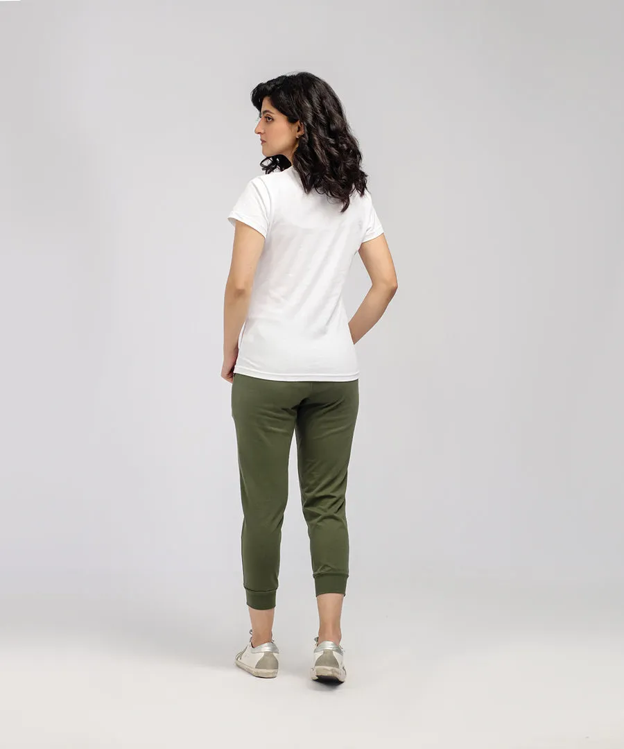 Women's Basic Cropped Joggers