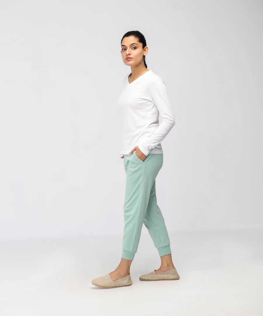 Women's Basic Cropped Joggers